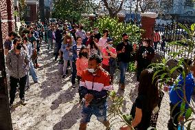 Chileans vote in the 2022 constitutional referendum